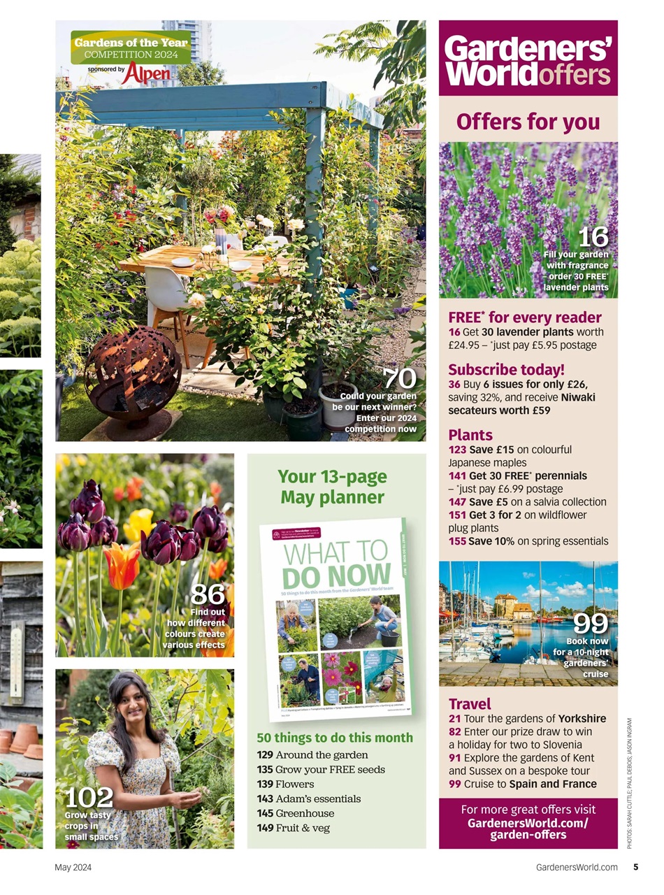 BBC Gardeners’ World Magazine Preview Pages