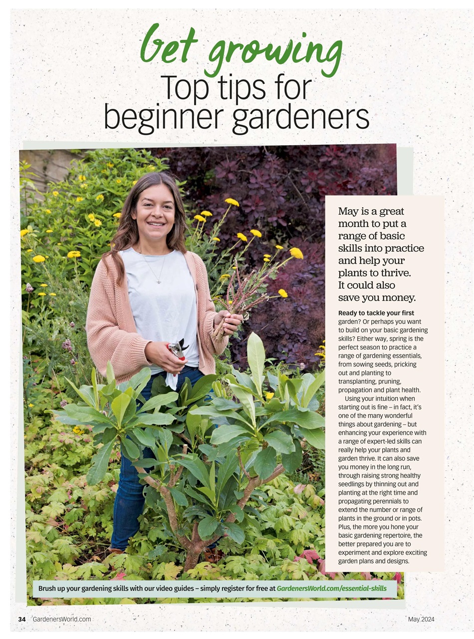 BBC Gardeners’ World Magazine Preview Pages