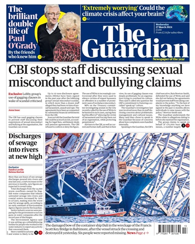 The Guardian Newspaper issue Wednesday, March 27, 2024