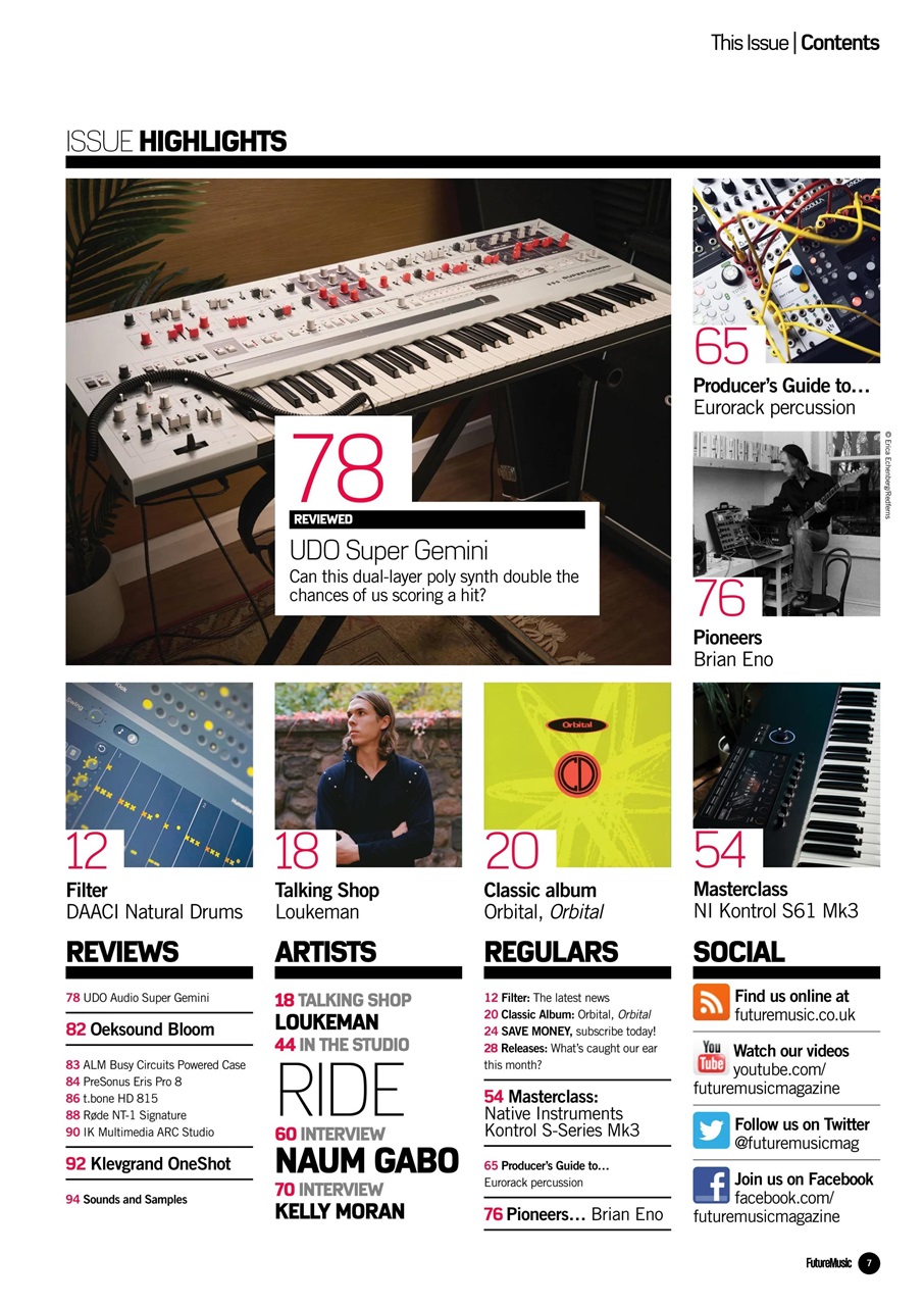 Future Music Preview Pages