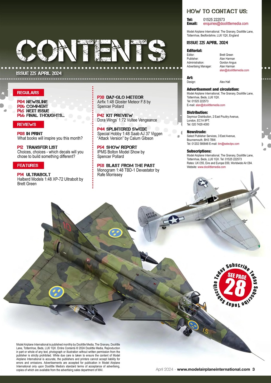 Model Airplane International Preview Pages