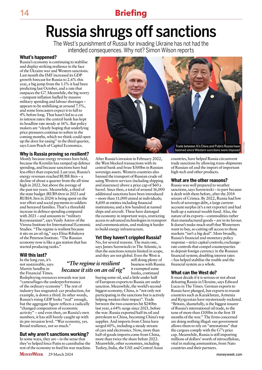 MoneyWeek Preview Pages