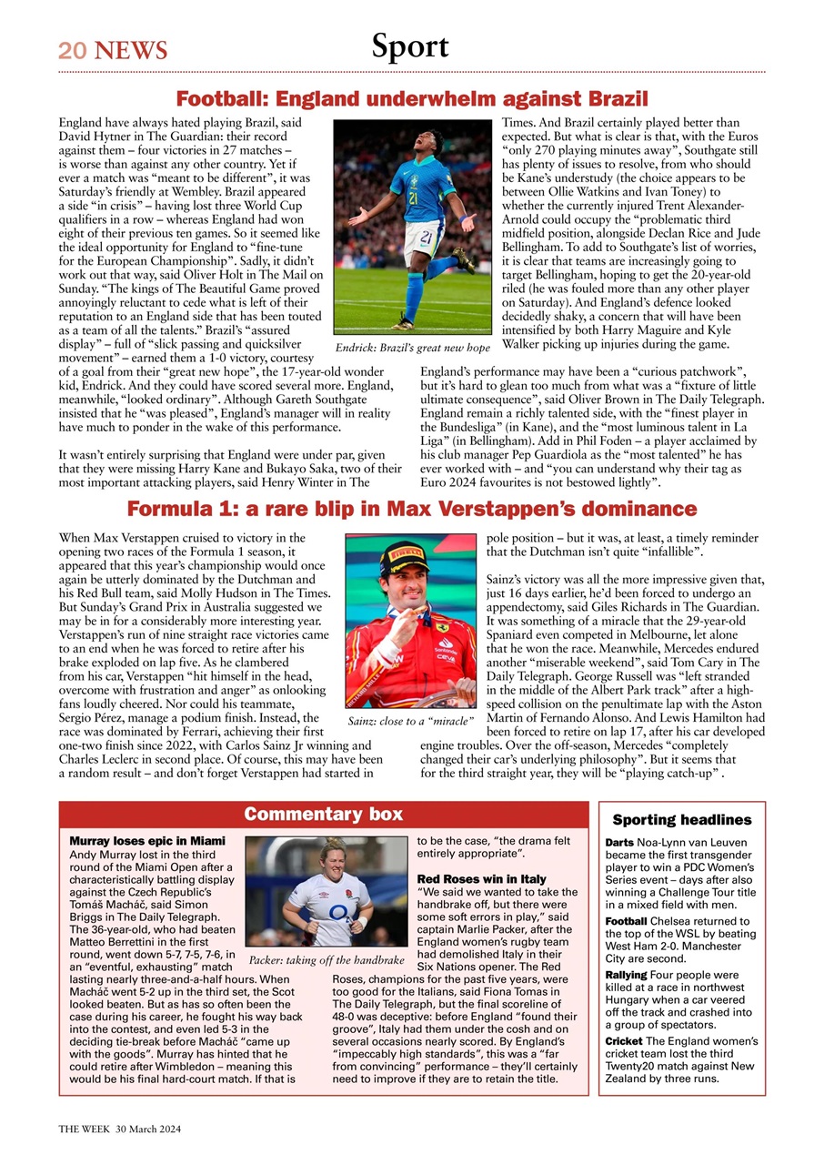 The Week Preview Pages
