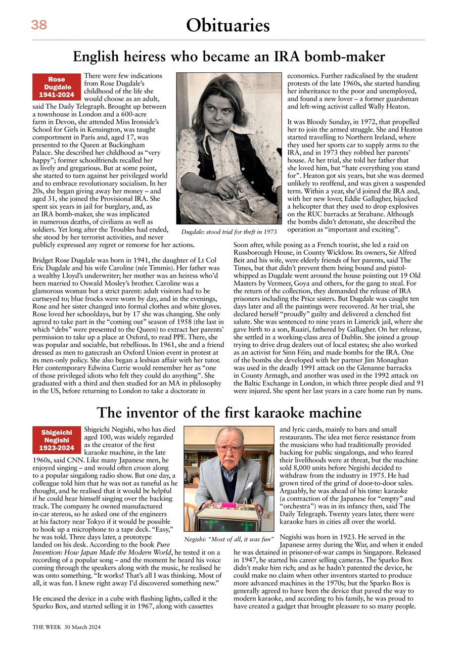 The Week Preview Pages