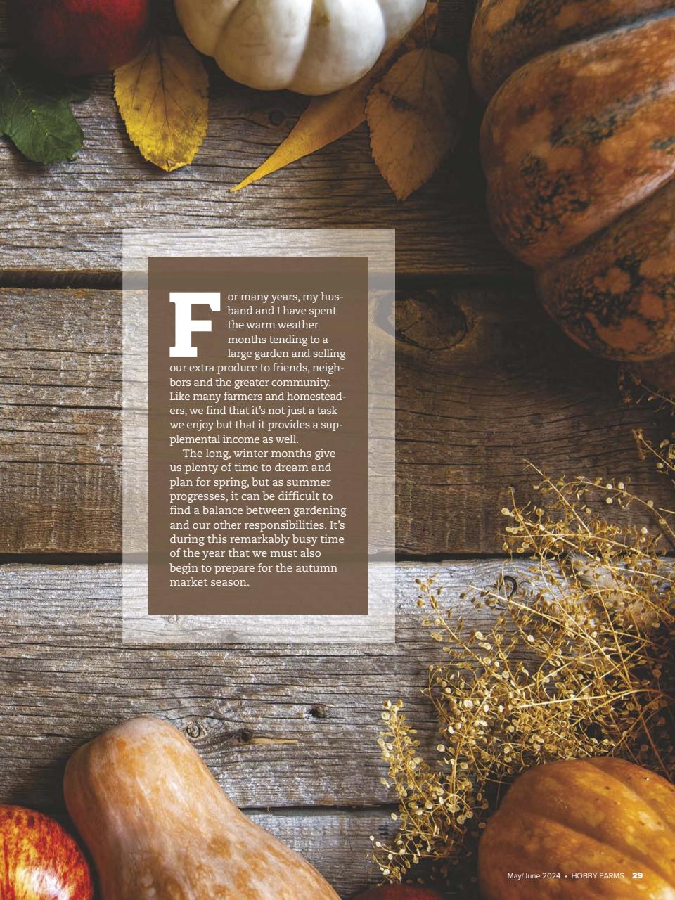 Hobby Farms Magazine Preview Pages