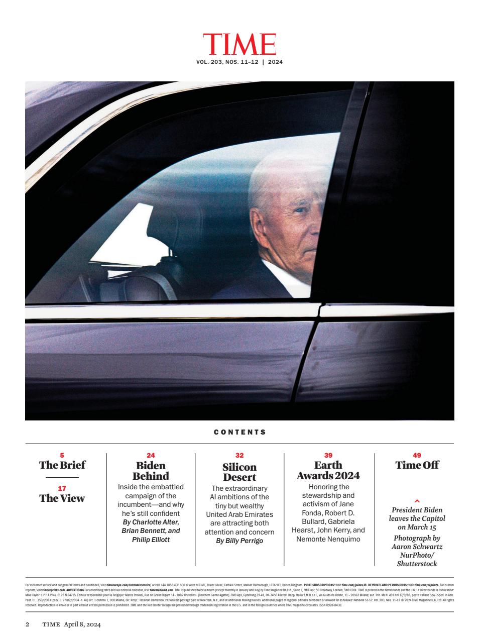 TIME Magazine Europe Preview Pages