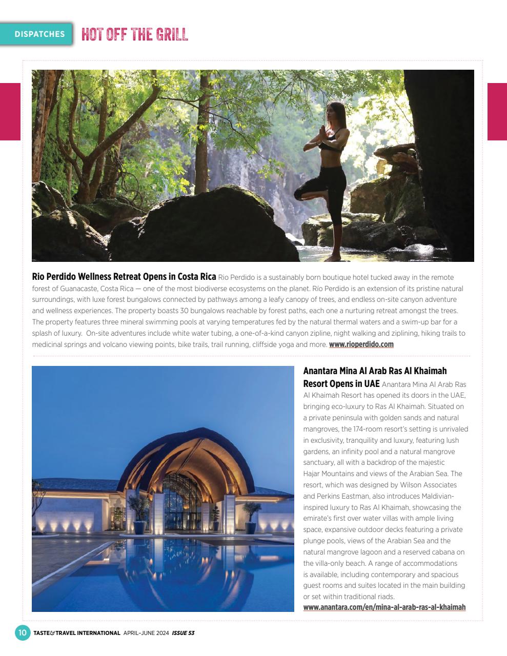 Taste & Travel International Preview Pages