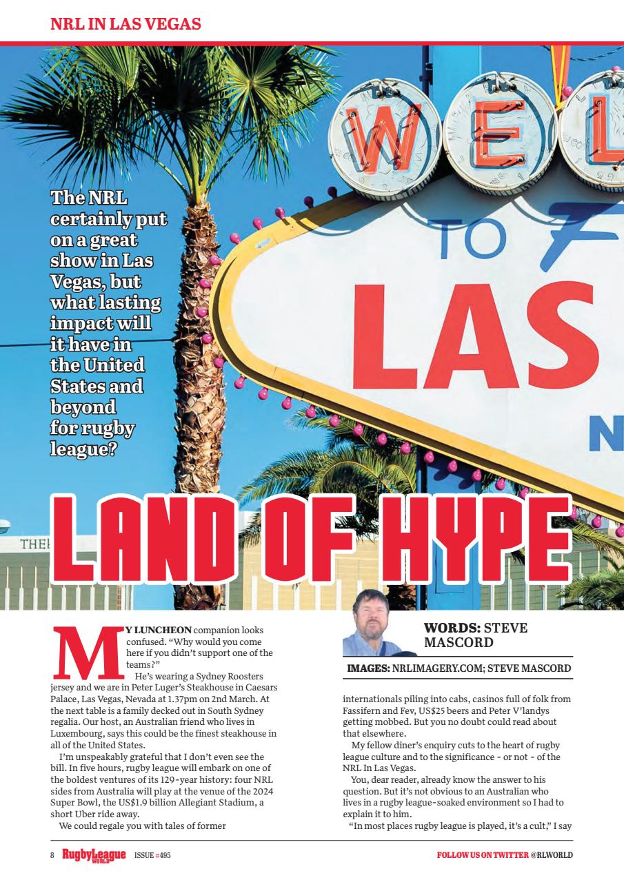 Rugby League World Preview Pages