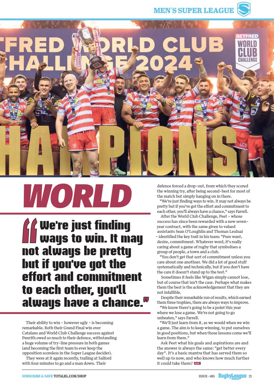 Rugby League World Preview Pages