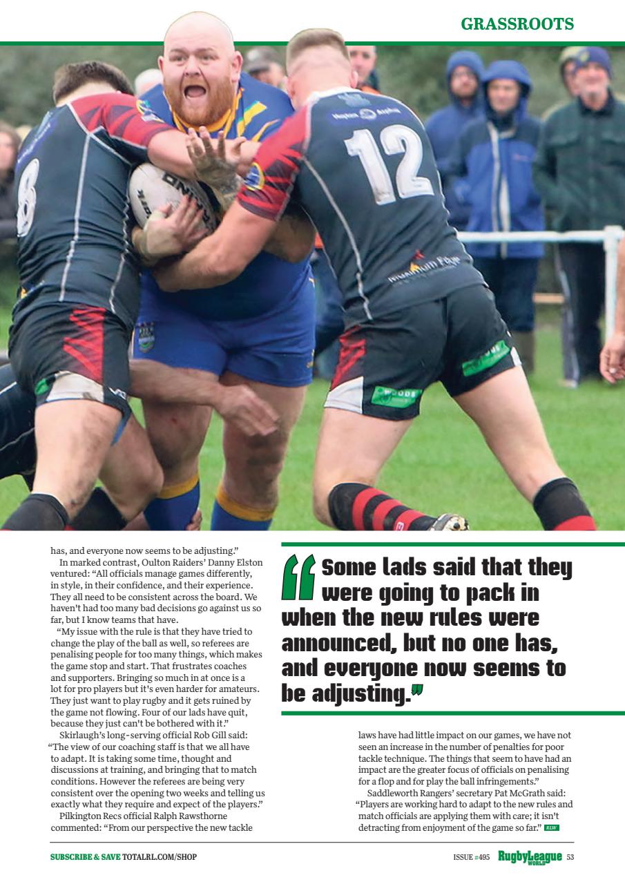 Rugby League World Preview Pages