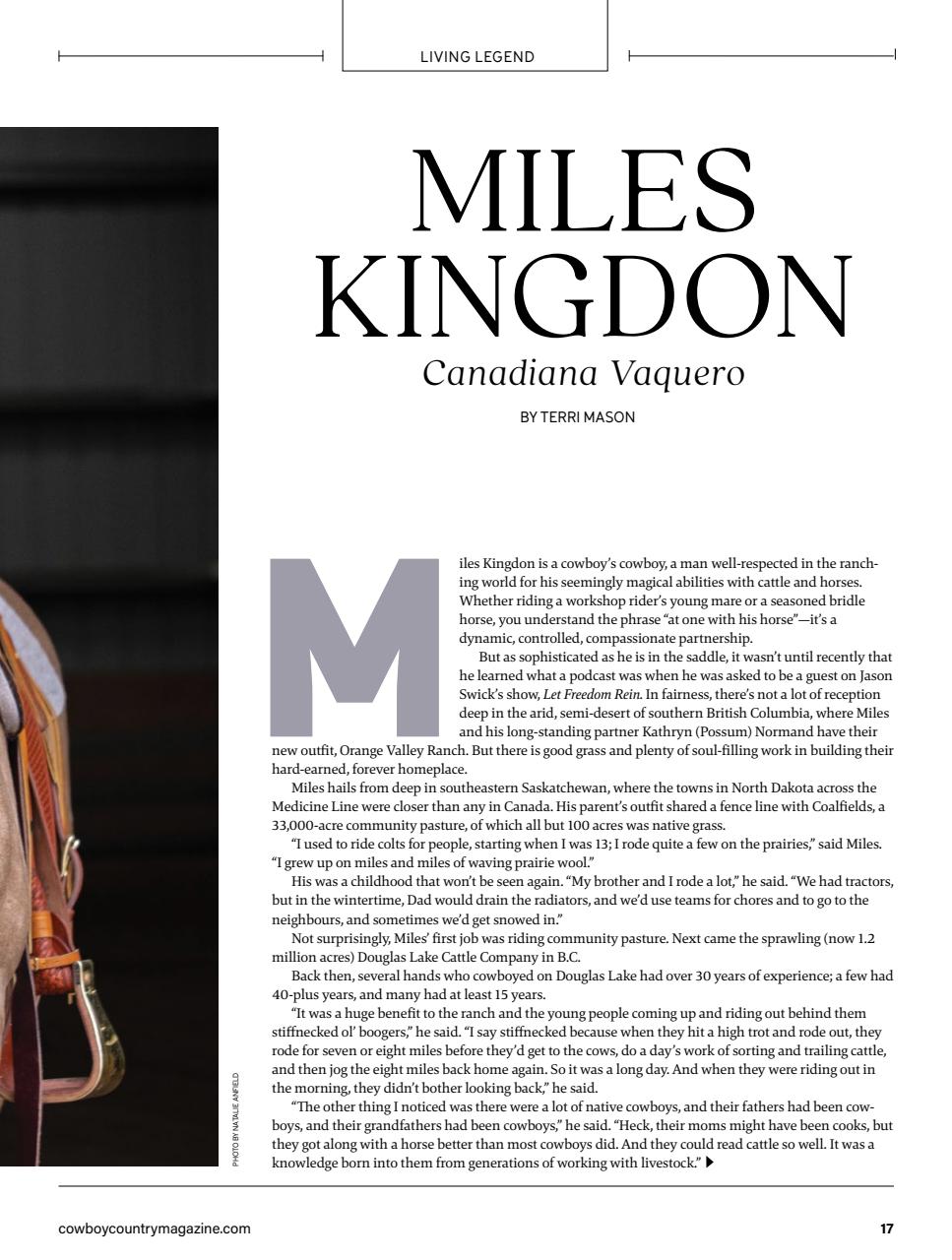 Canadian Cowboy Country Preview Pages