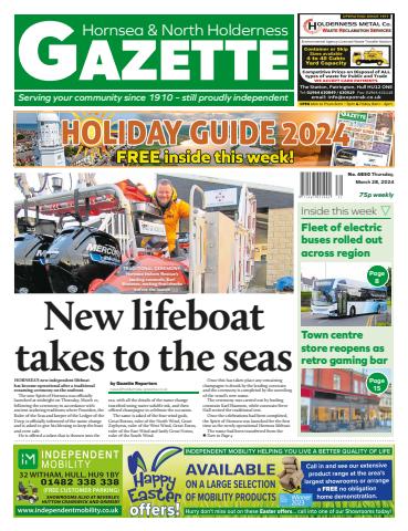 The Holderness & Hornsea Gazette issue Hornsea Gazette March 28, 2024