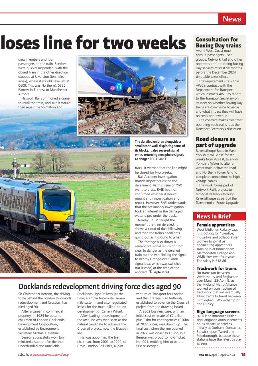 Rail Preview Pages