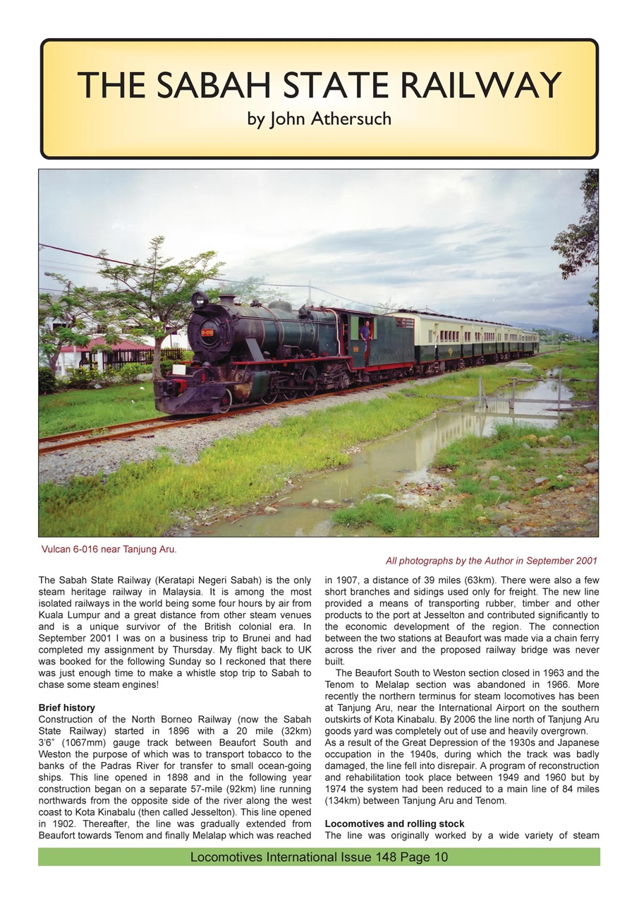 Locomotives International Preview Pages