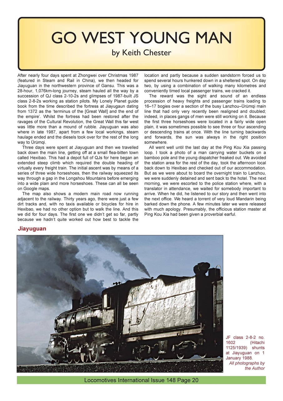 Locomotives International Preview Pages