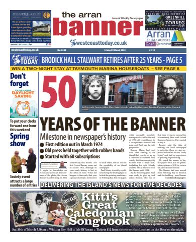 Arran Banner issue Friday, March 29, 2024