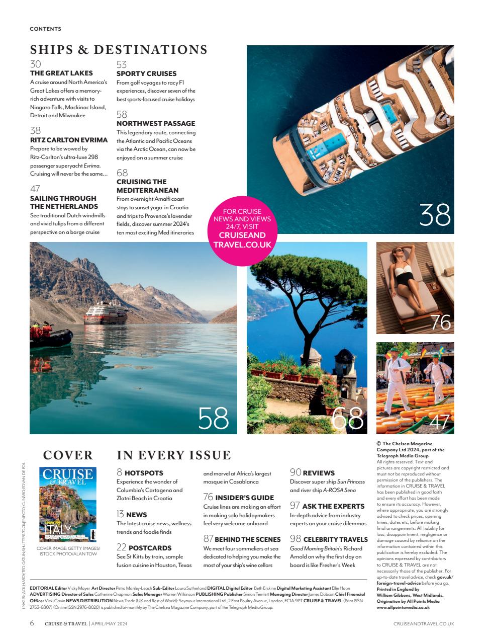 Cruise & Travel Preview Pages