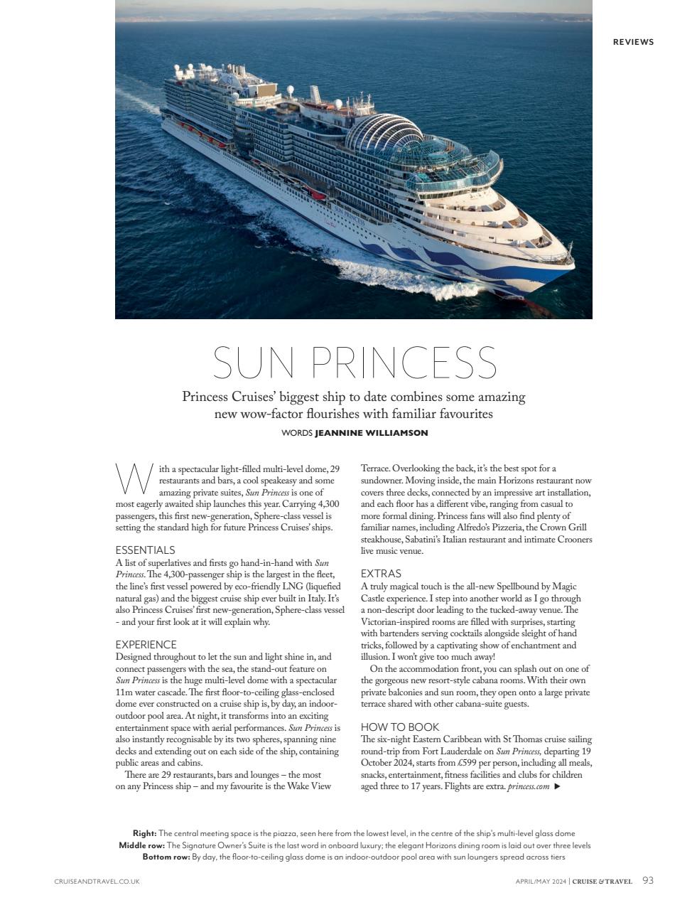 Cruise & Travel Preview Pages
