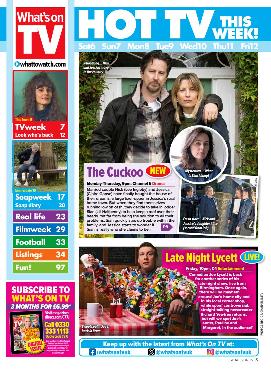 What's on TV Preview Pages