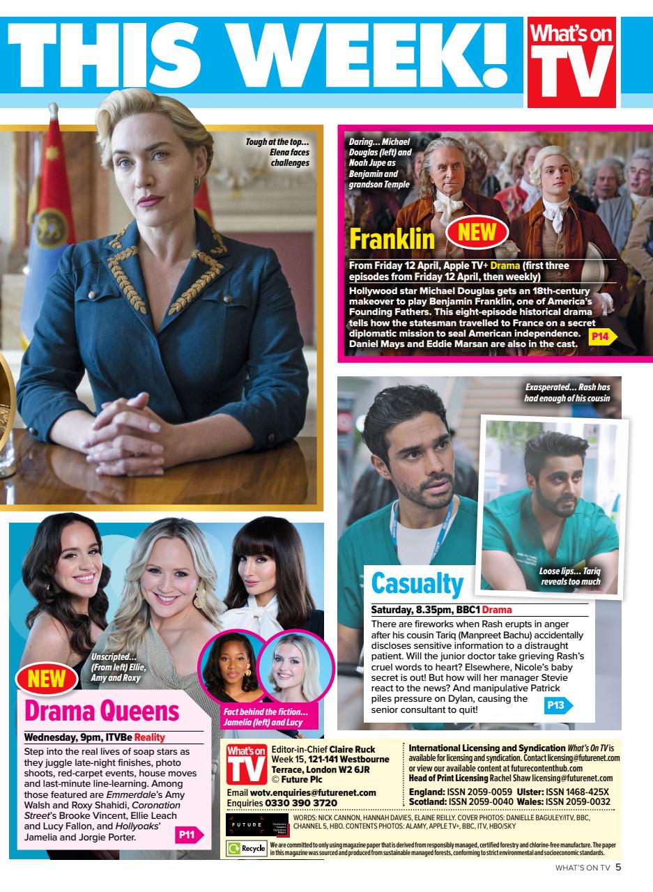 What's on TV Preview Pages