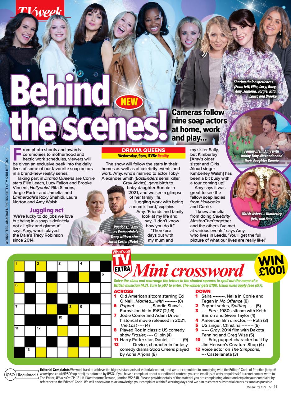 What's on TV Preview Pages