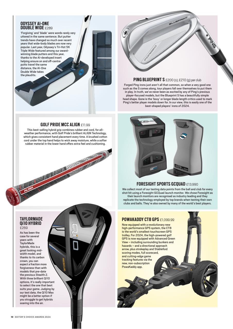 Today's Golfer Preview Pages