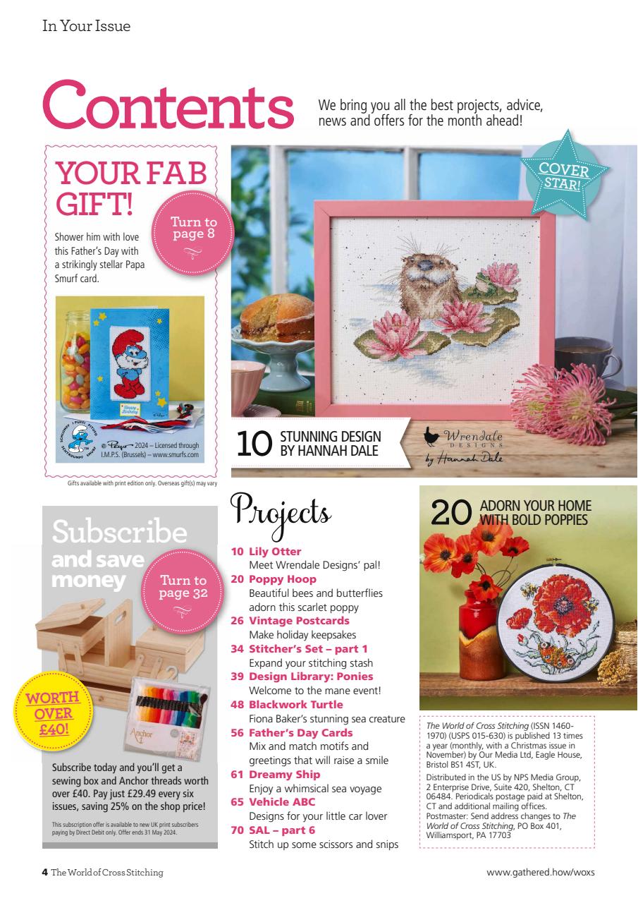 The World of Cross Stitching Preview Pages