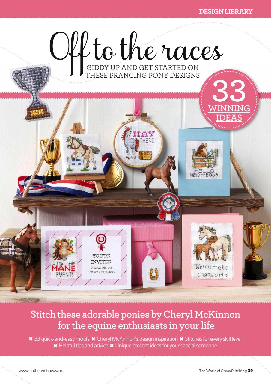 The World of Cross Stitching Preview Pages