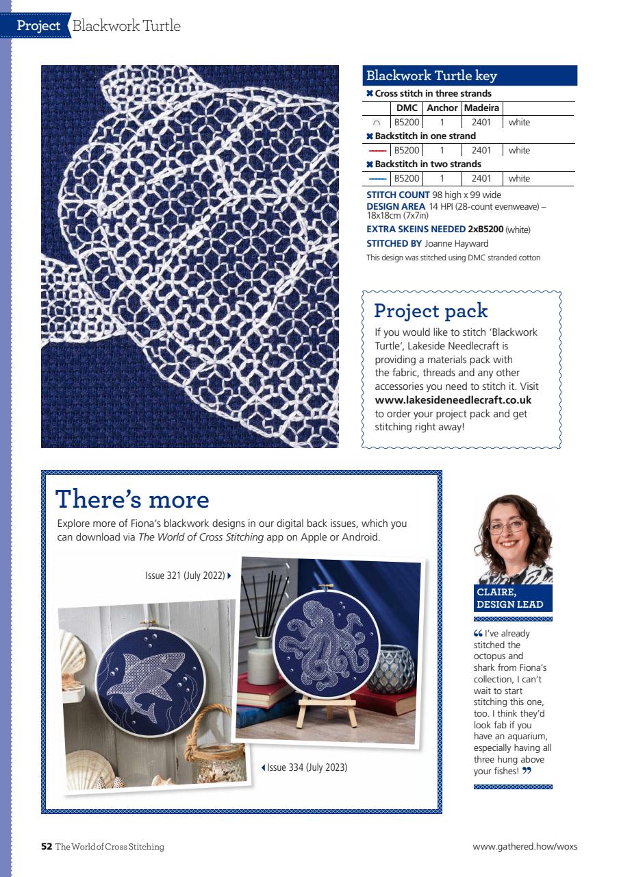 The World of Cross Stitching Preview Pages