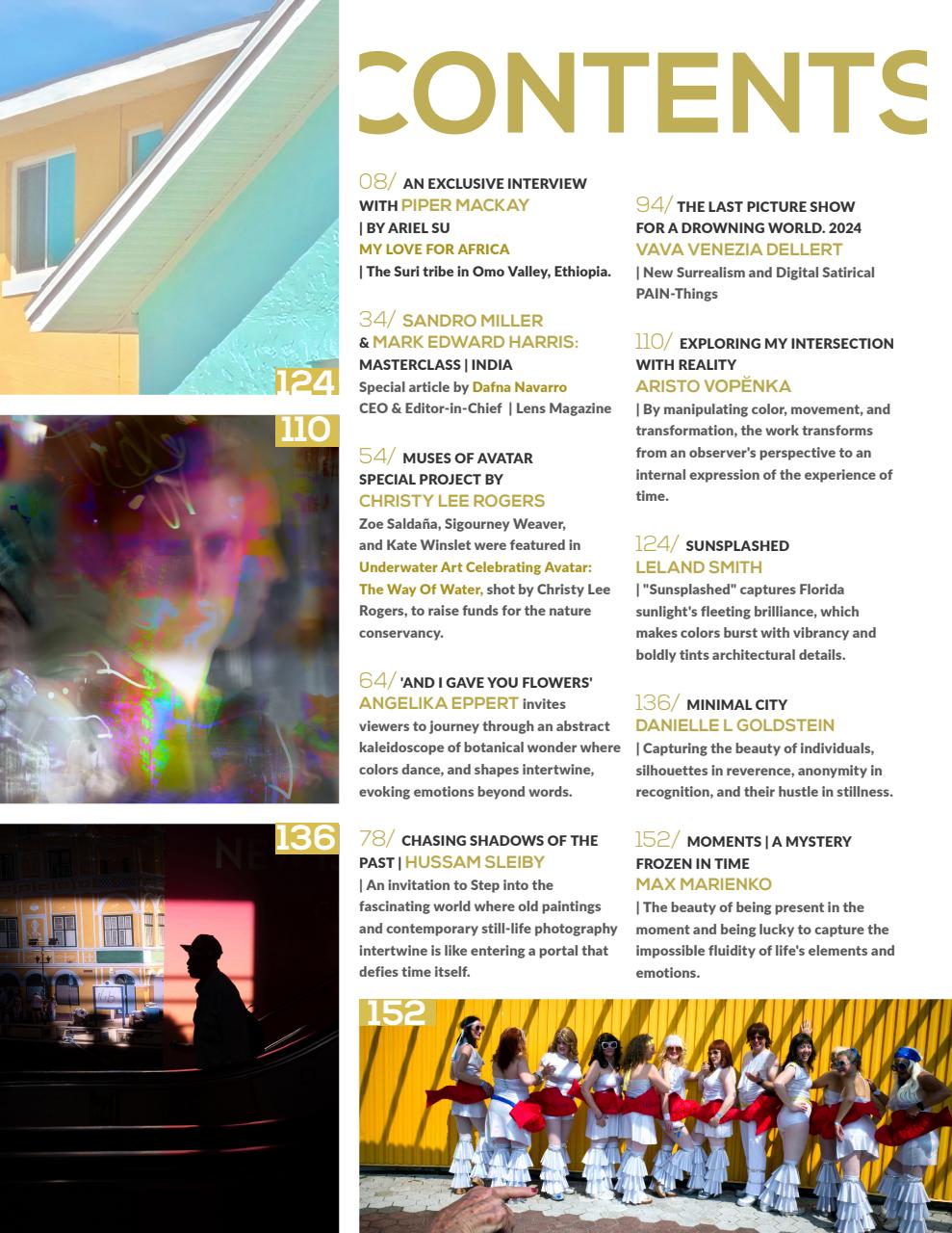 Lens Magazine Preview Pages