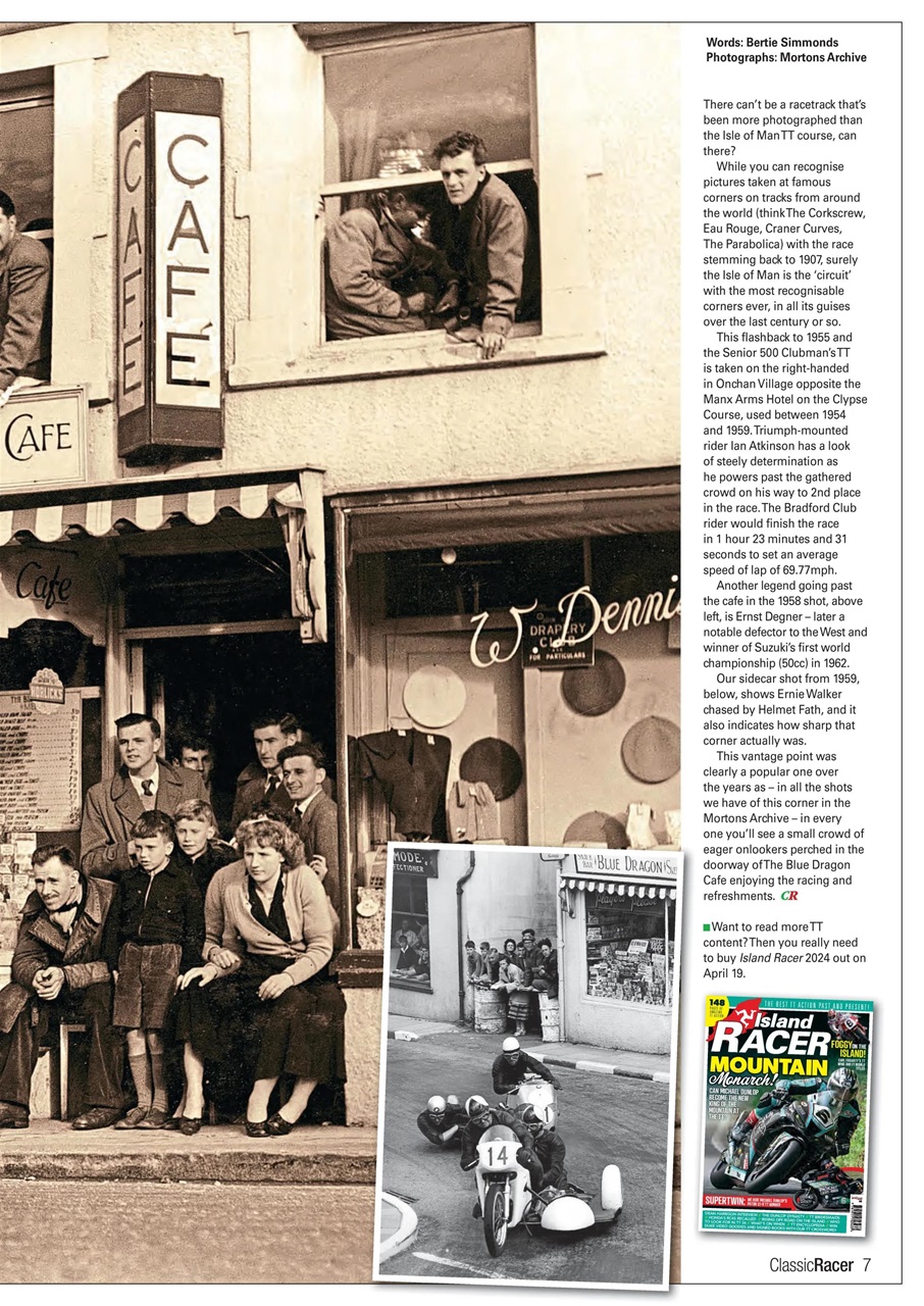 Classic Racer Preview Pages