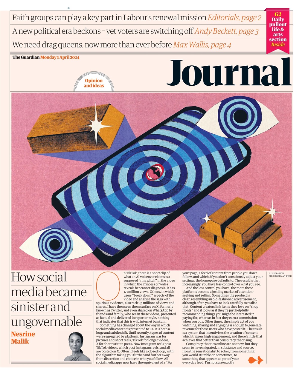 The Guardian Newspaper Preview Pages