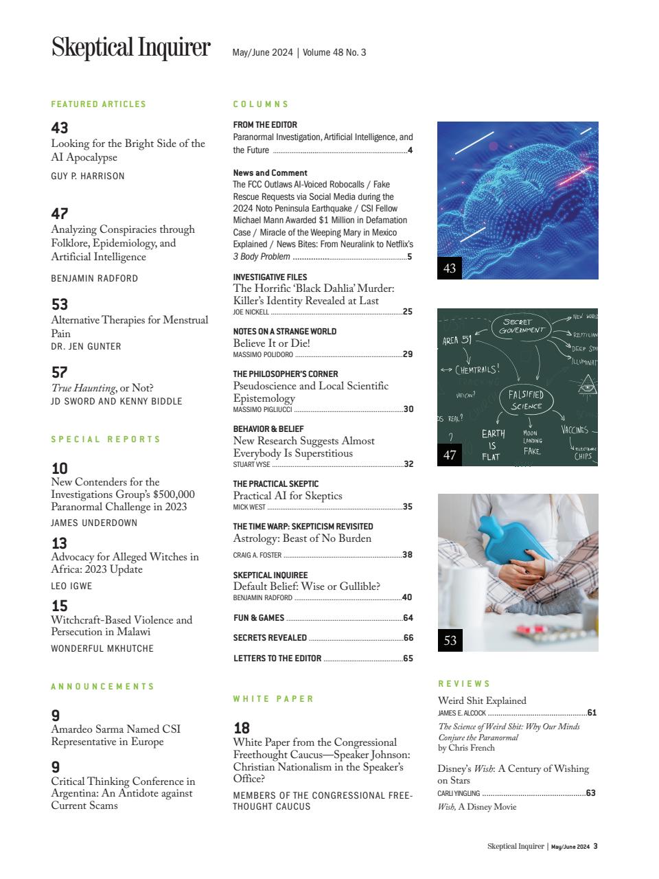 Skeptical Inquirer Preview Pages