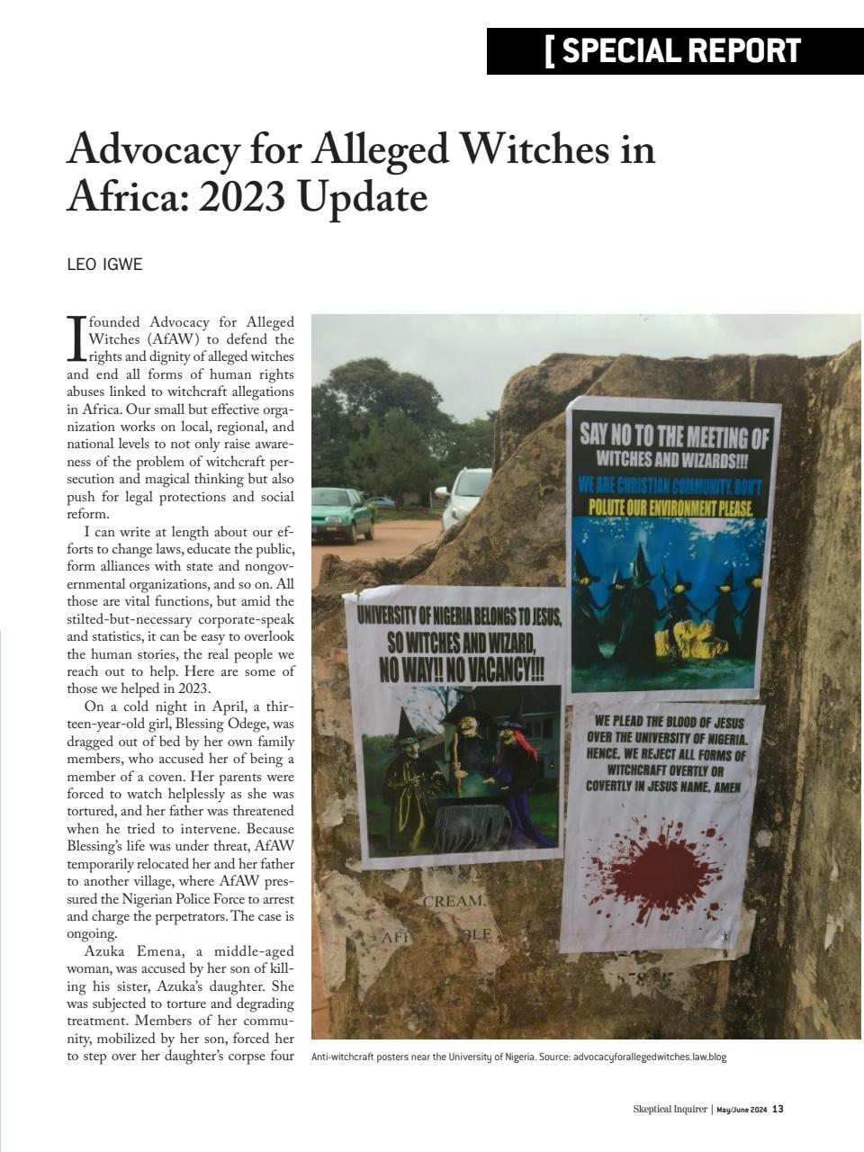 Skeptical Inquirer Preview Pages