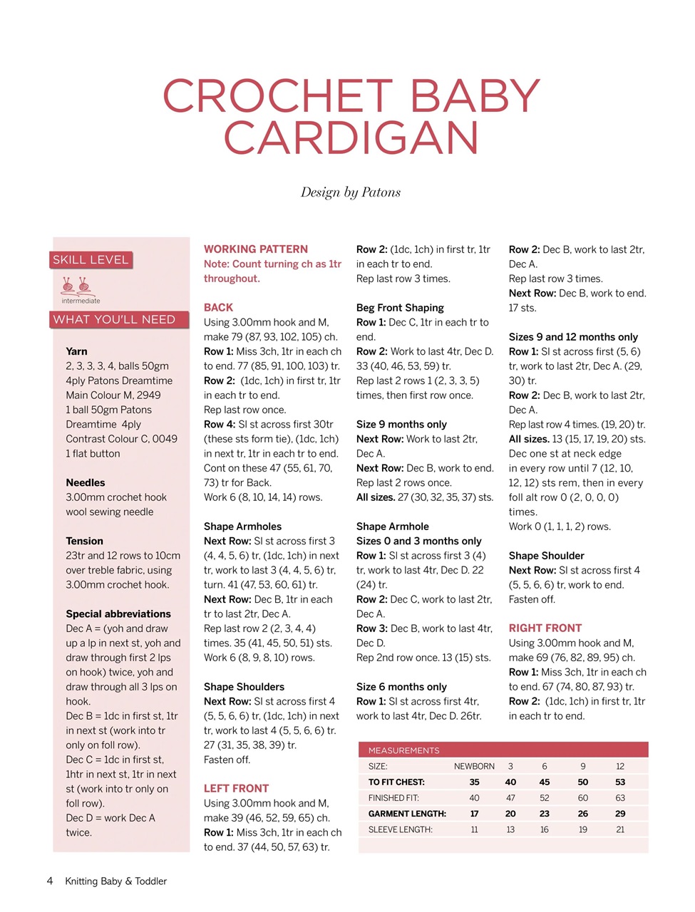 Knitting Baby and Beyond Preview Pages