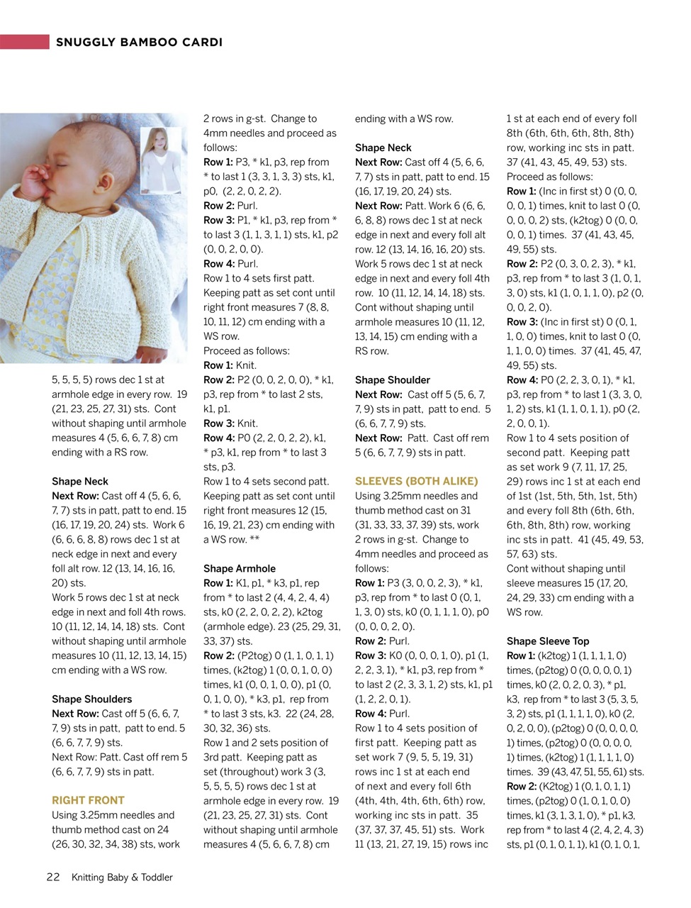 Knitting Baby and Beyond Preview Pages