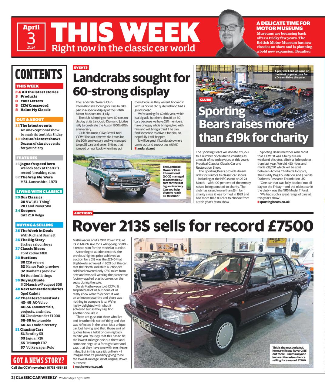 Classic Car Weekly Preview Pages