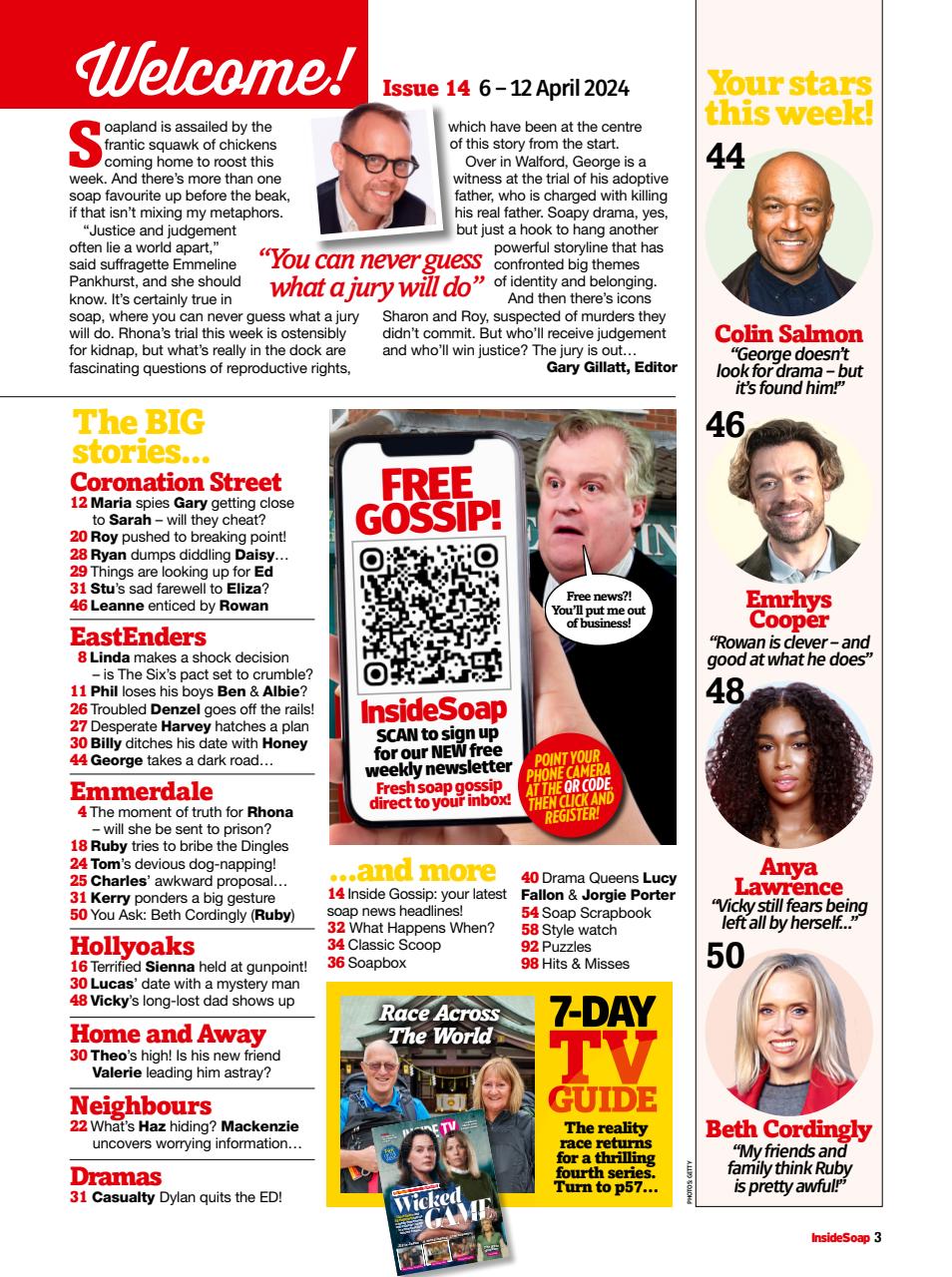 Inside Soap Preview Pages