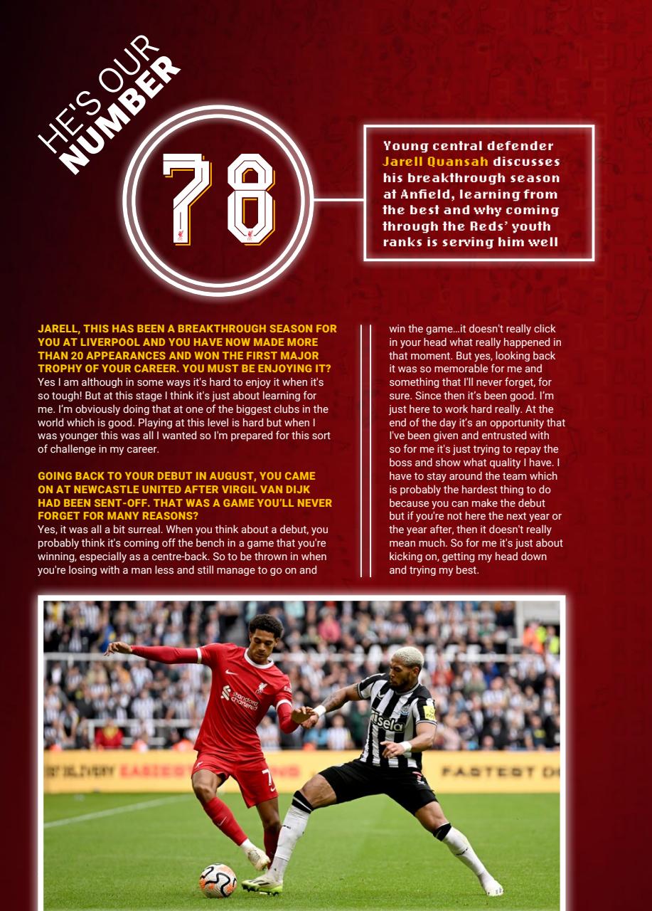 Liverpool FC Programmes Preview Pages