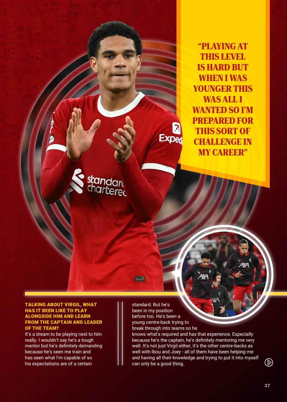 Liverpool FC Programmes Preview Pages