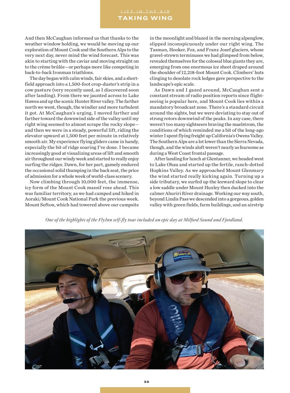 FLYING Magazine Preview Pages