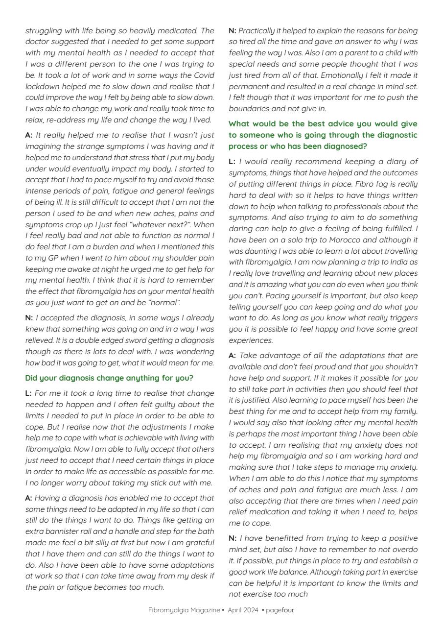 Fibromyalgia Magazine Preview Pages