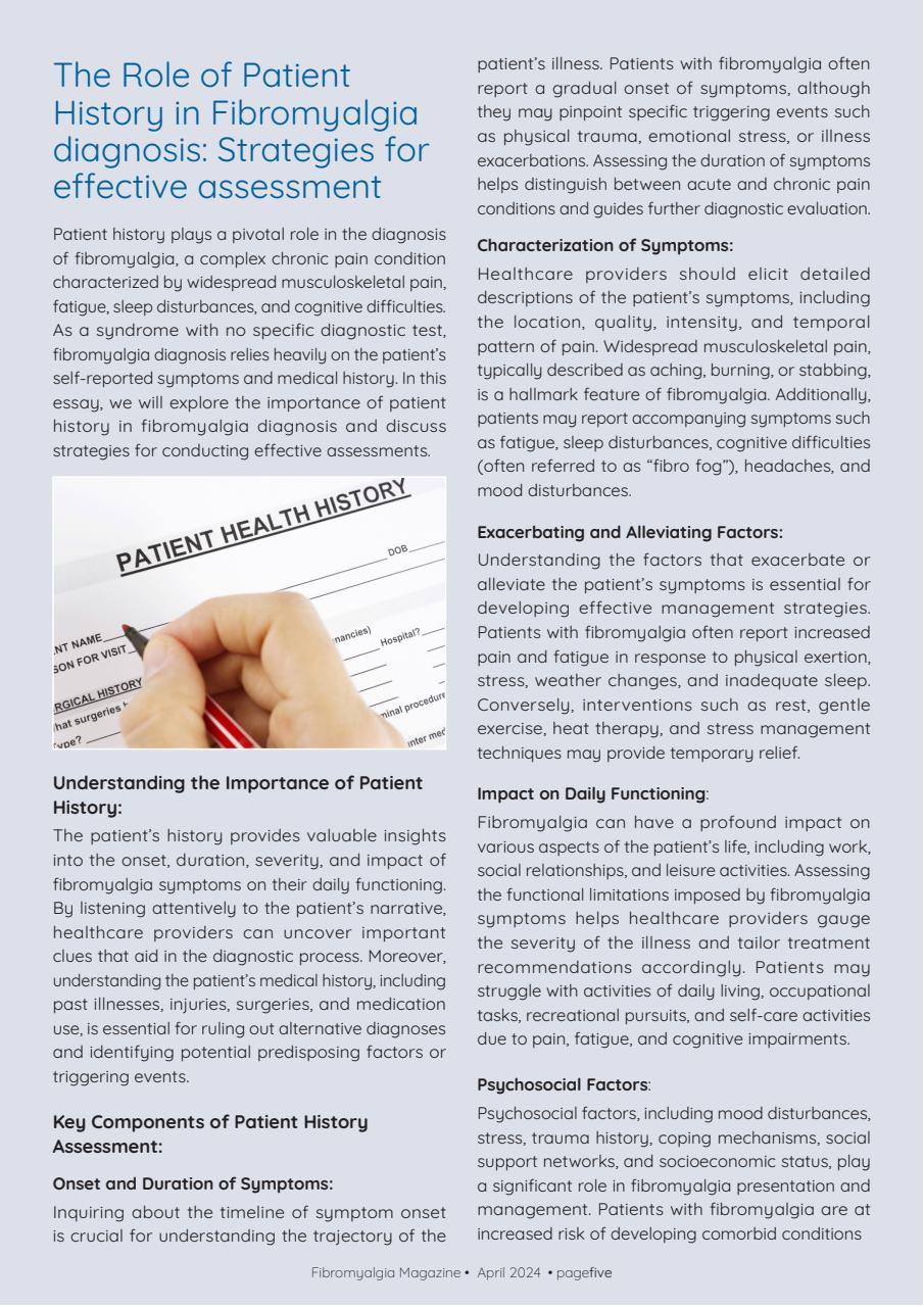 Fibromyalgia Magazine Preview Pages