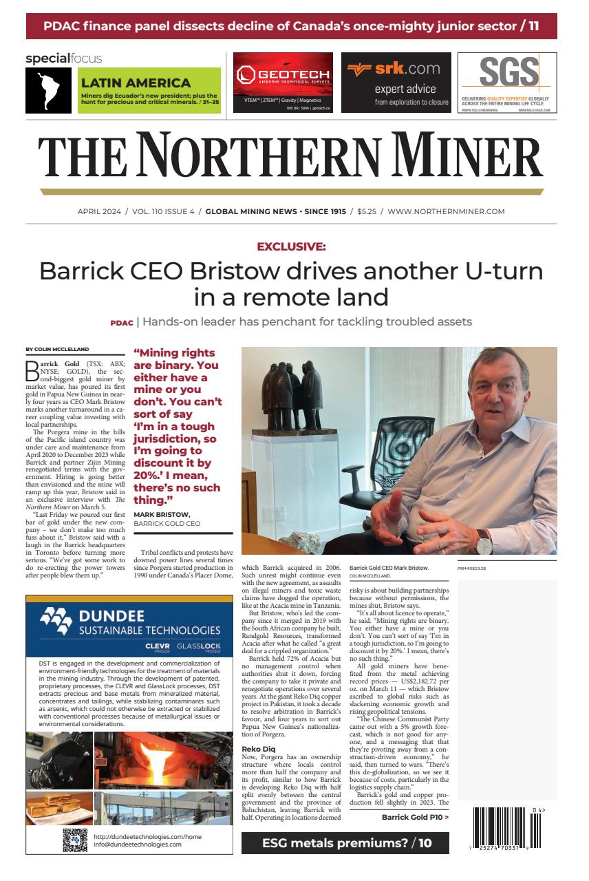 The Northern Miner Preview Pages