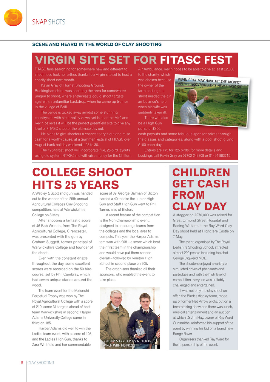 Clay Shooting Preview Pages