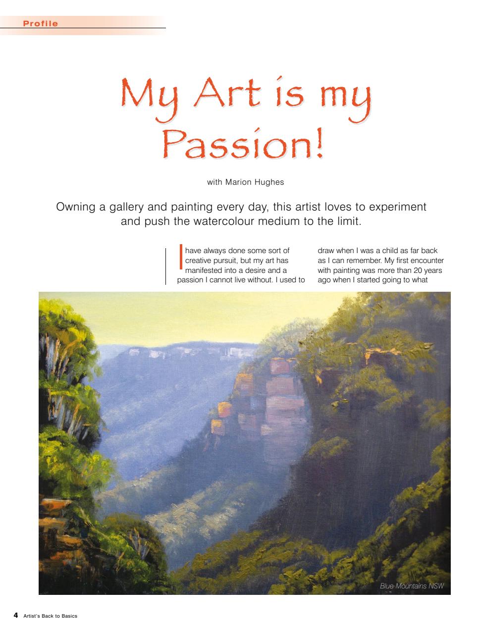 Artists Back to Basics Preview Pages