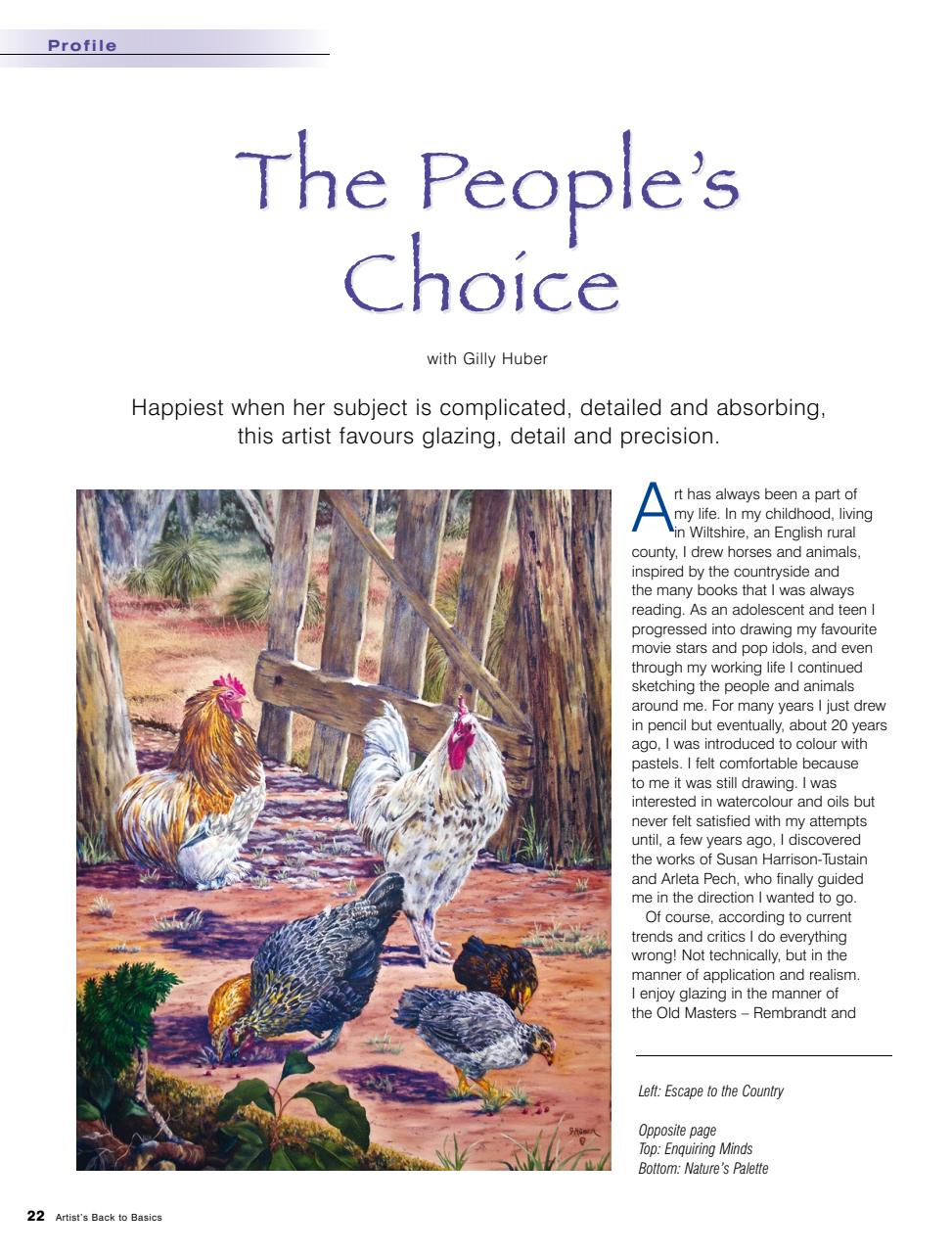 Artists Back to Basics Preview Pages