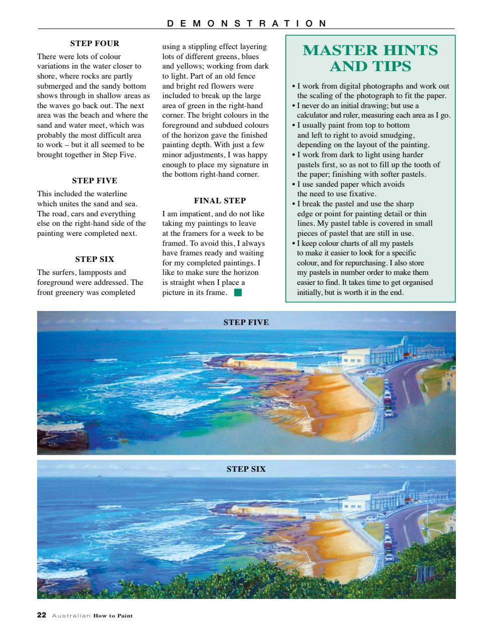 Australian How to Paint Preview Pages