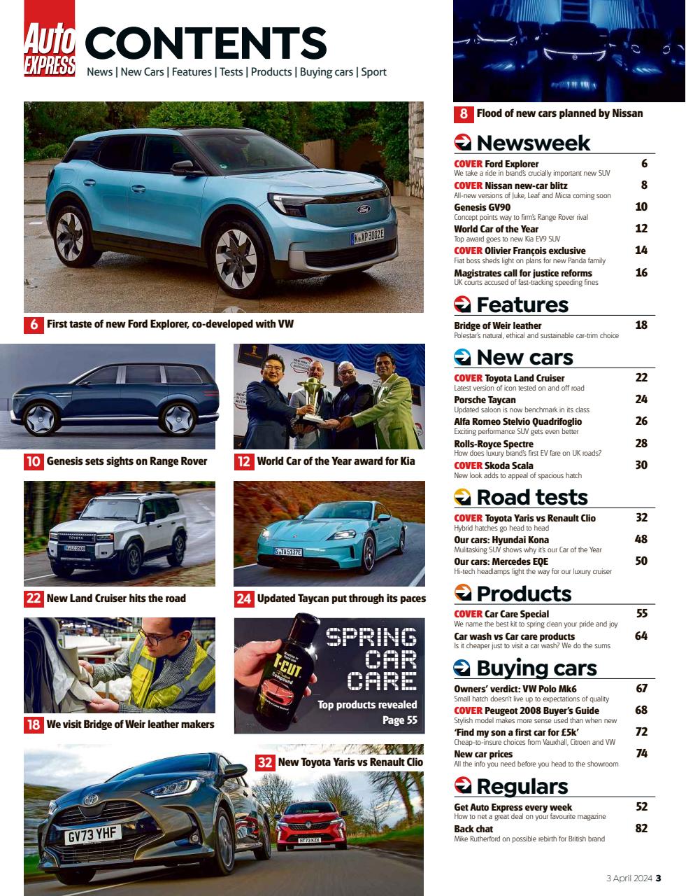 Auto Express Preview Pages