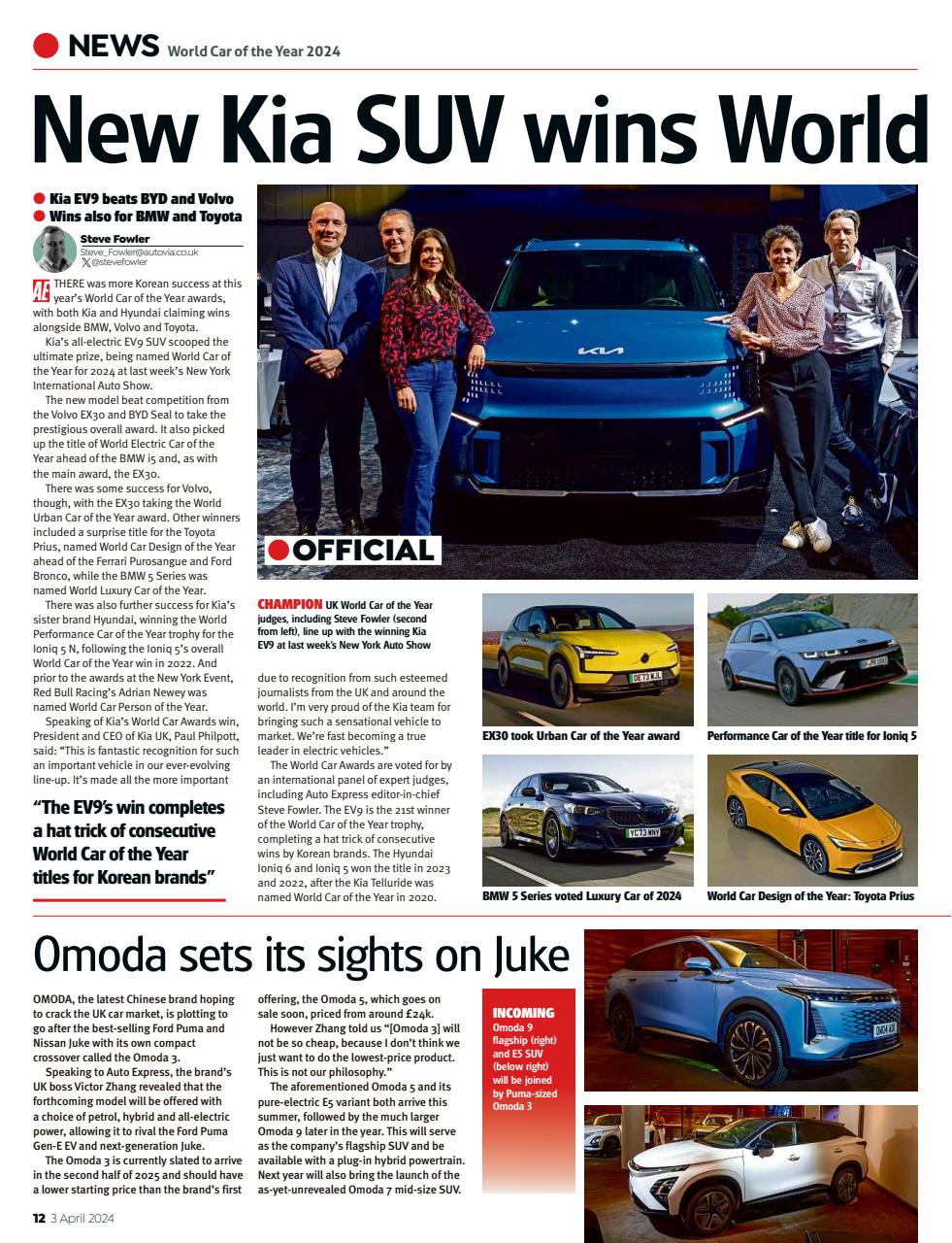 Auto Express Preview Pages